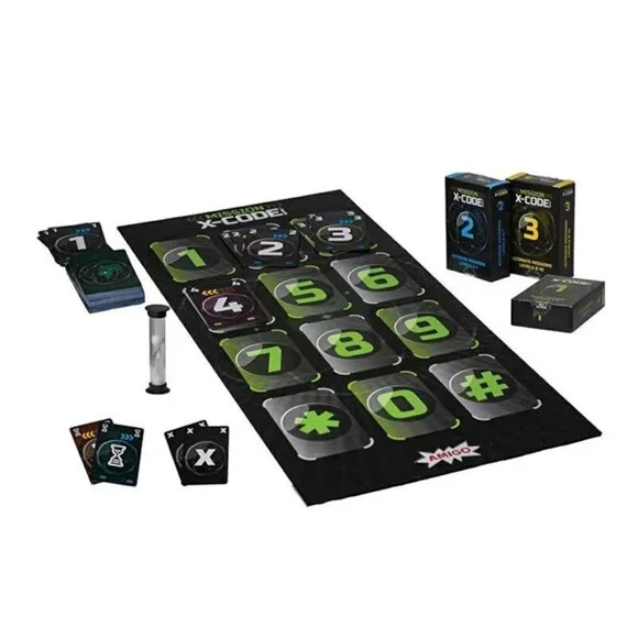 MISSION X-CODE Board Game Race The Clock Hack The Code Level Up 2-8 Players 8+ - Picture 3 of 4